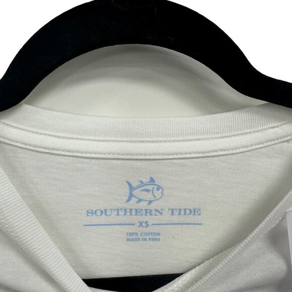 NWT Men's Southern Tide White Long Sleeve Tee Size XS - Picture 4 of 4